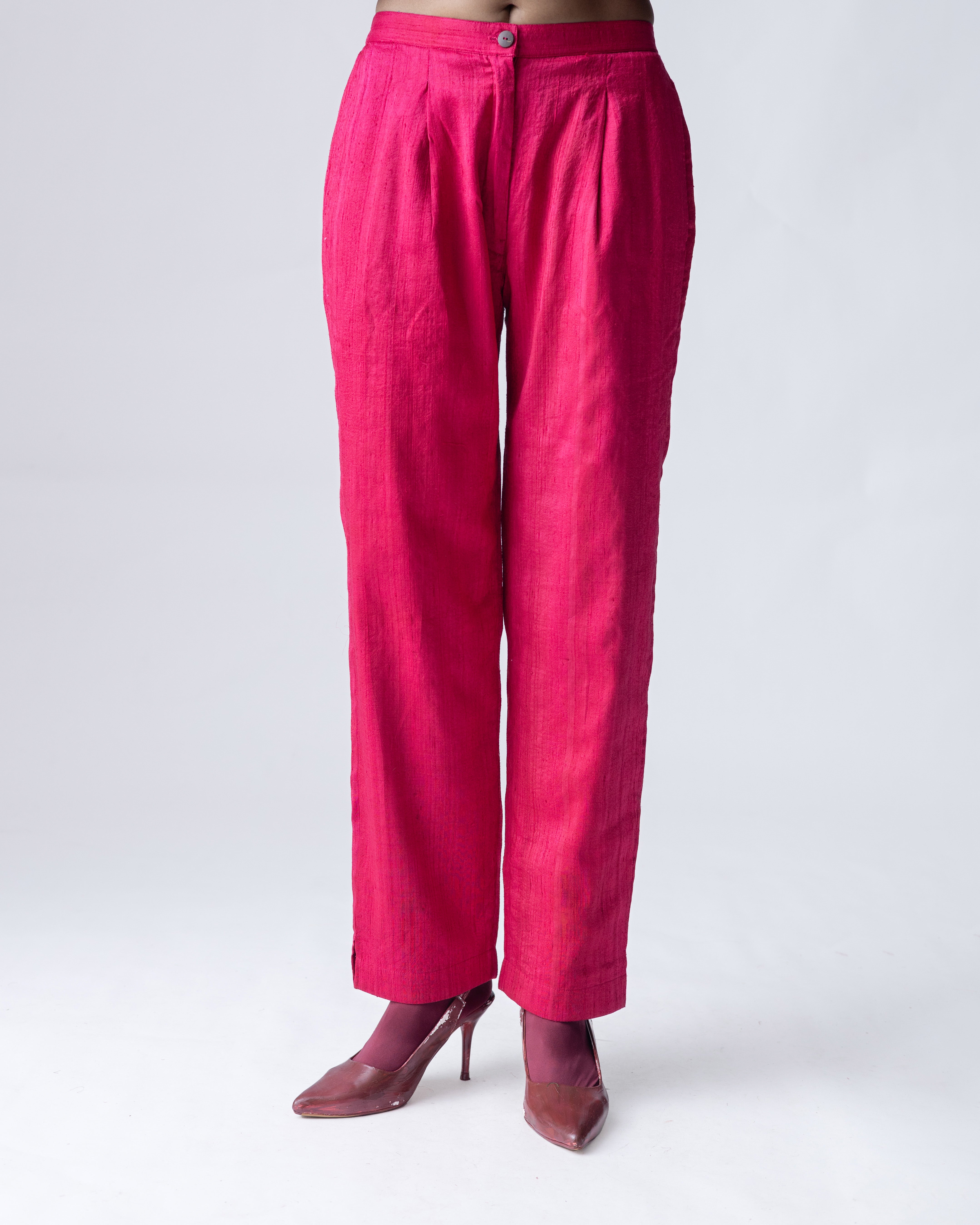 Ananyata Dupion Tapered Pants