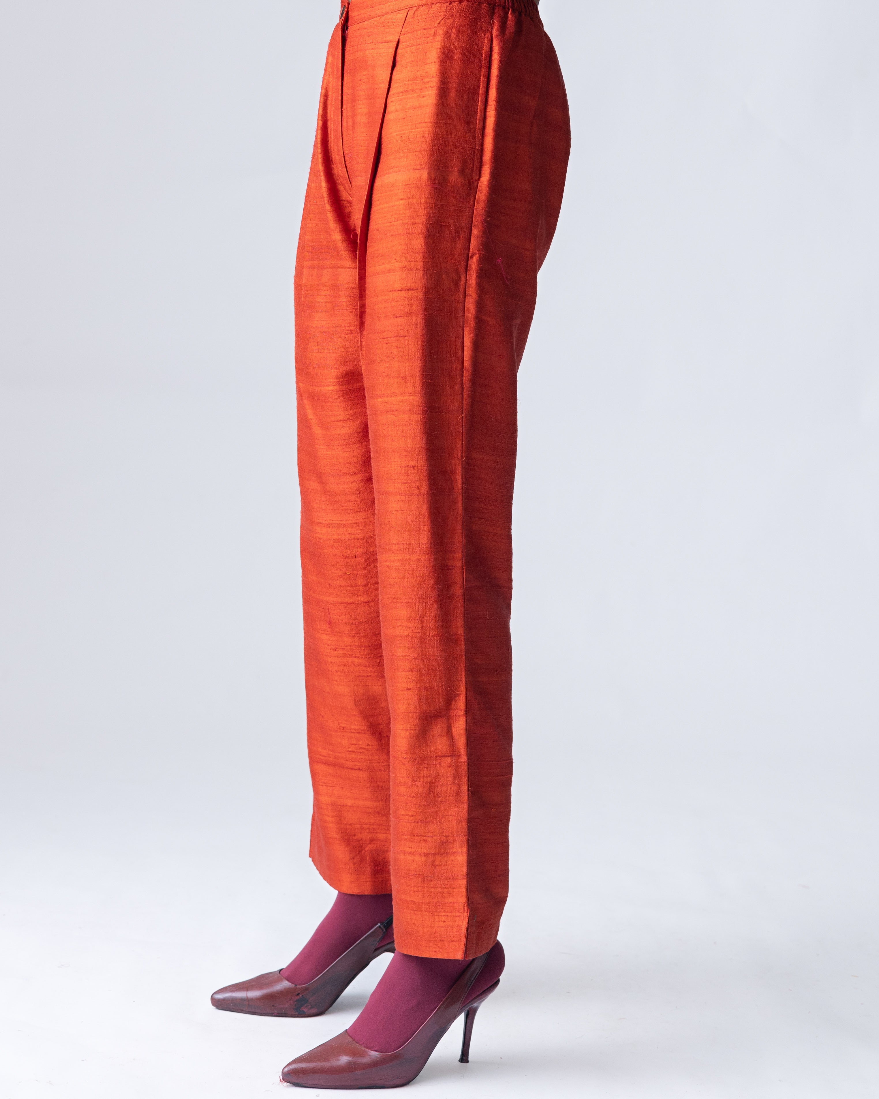 Ananyata Dupion Tapered Pants