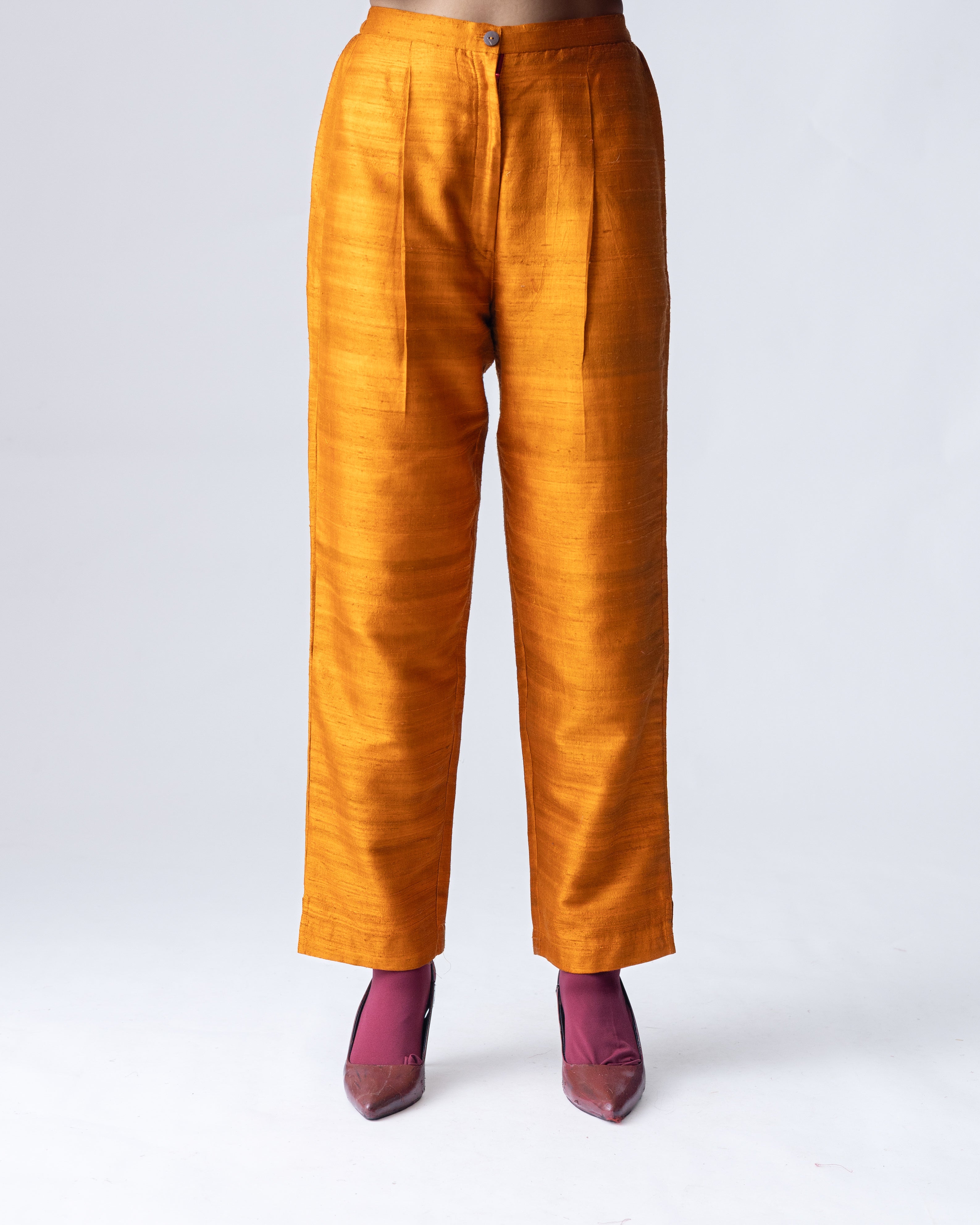 Ananyata Dupion Tapered Pants