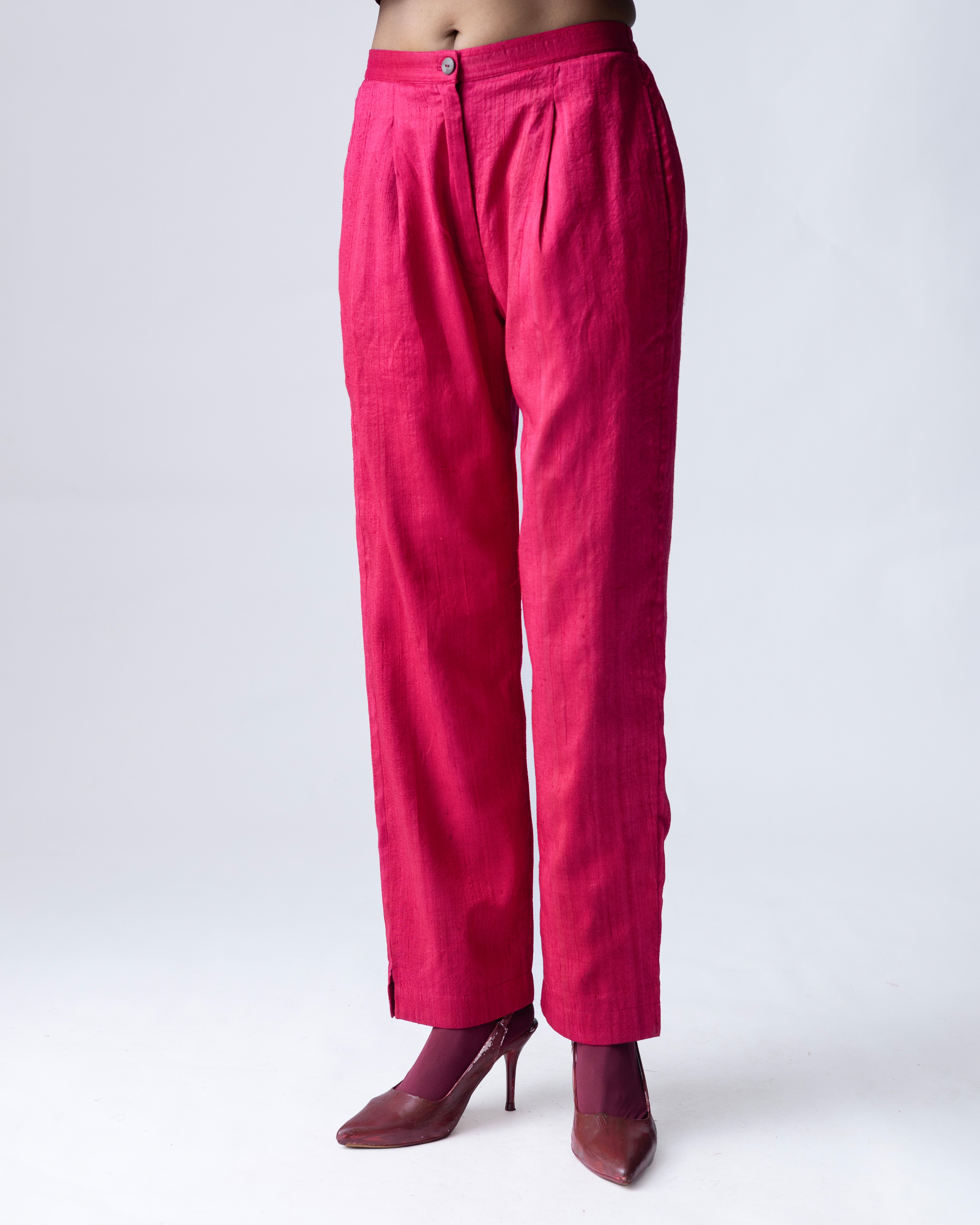 Ananyata Dupion Tapered Pants