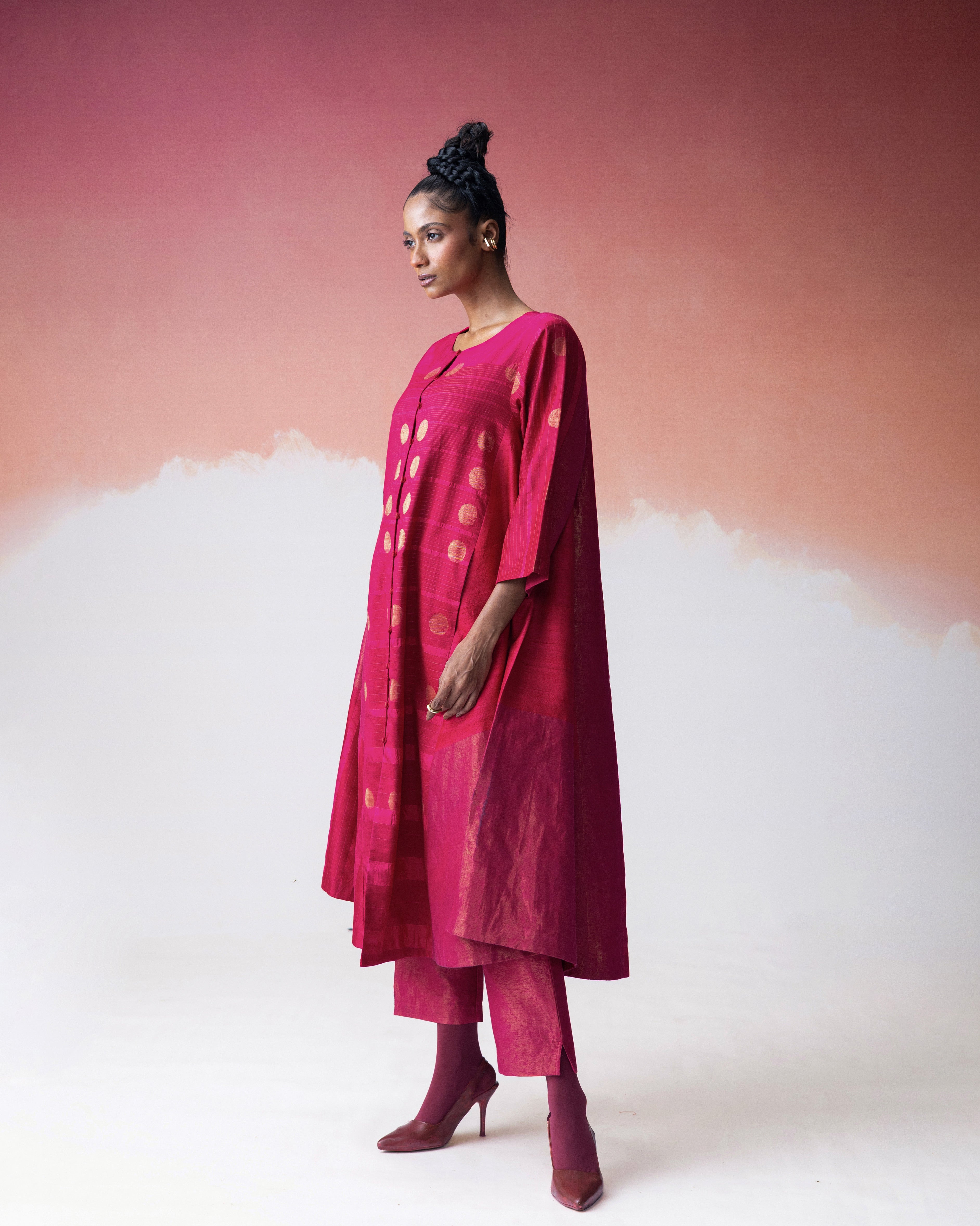 Ananyata Hybrid Jamdani Jacket Dress