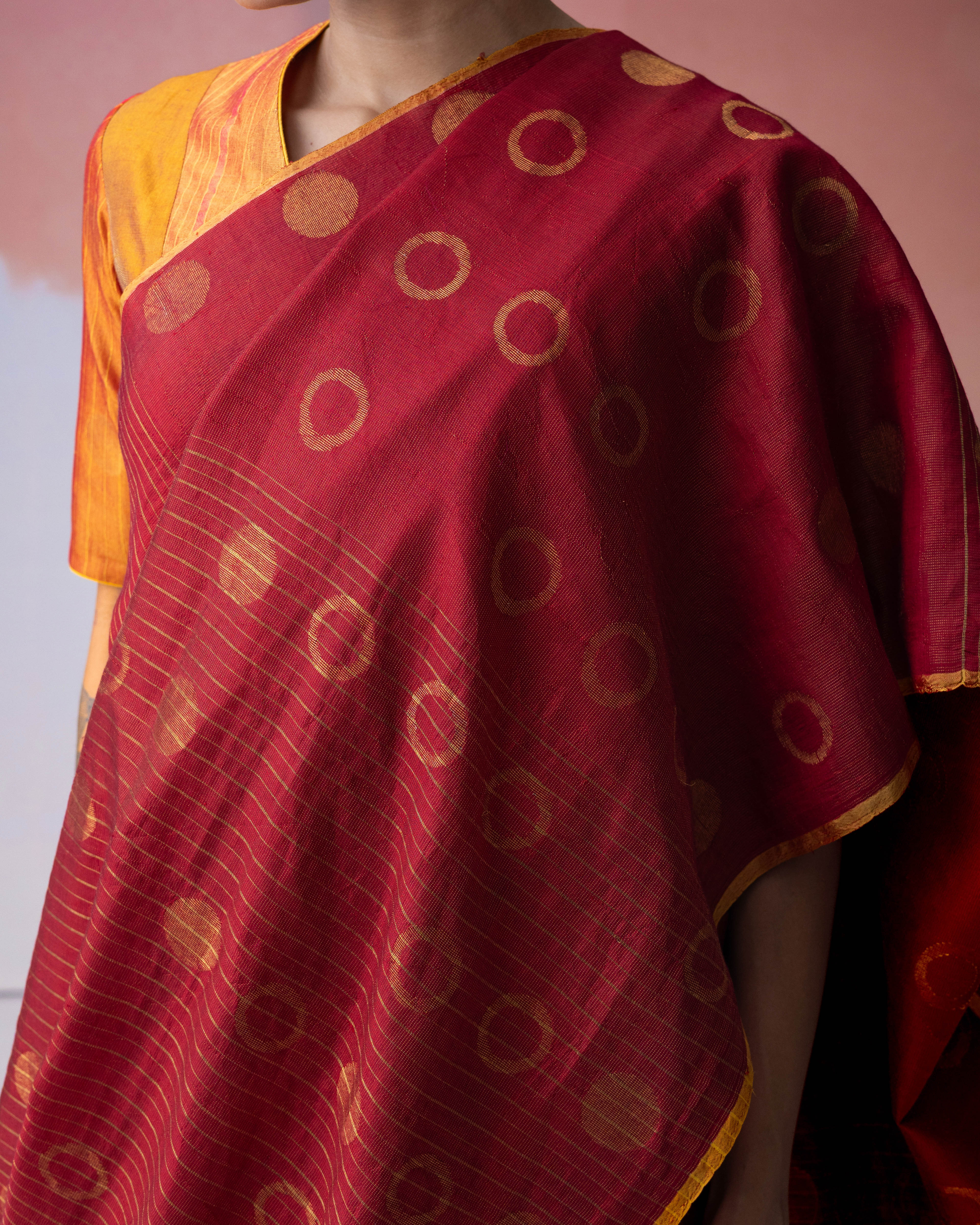 Ananyata Ghera Bindu Saree