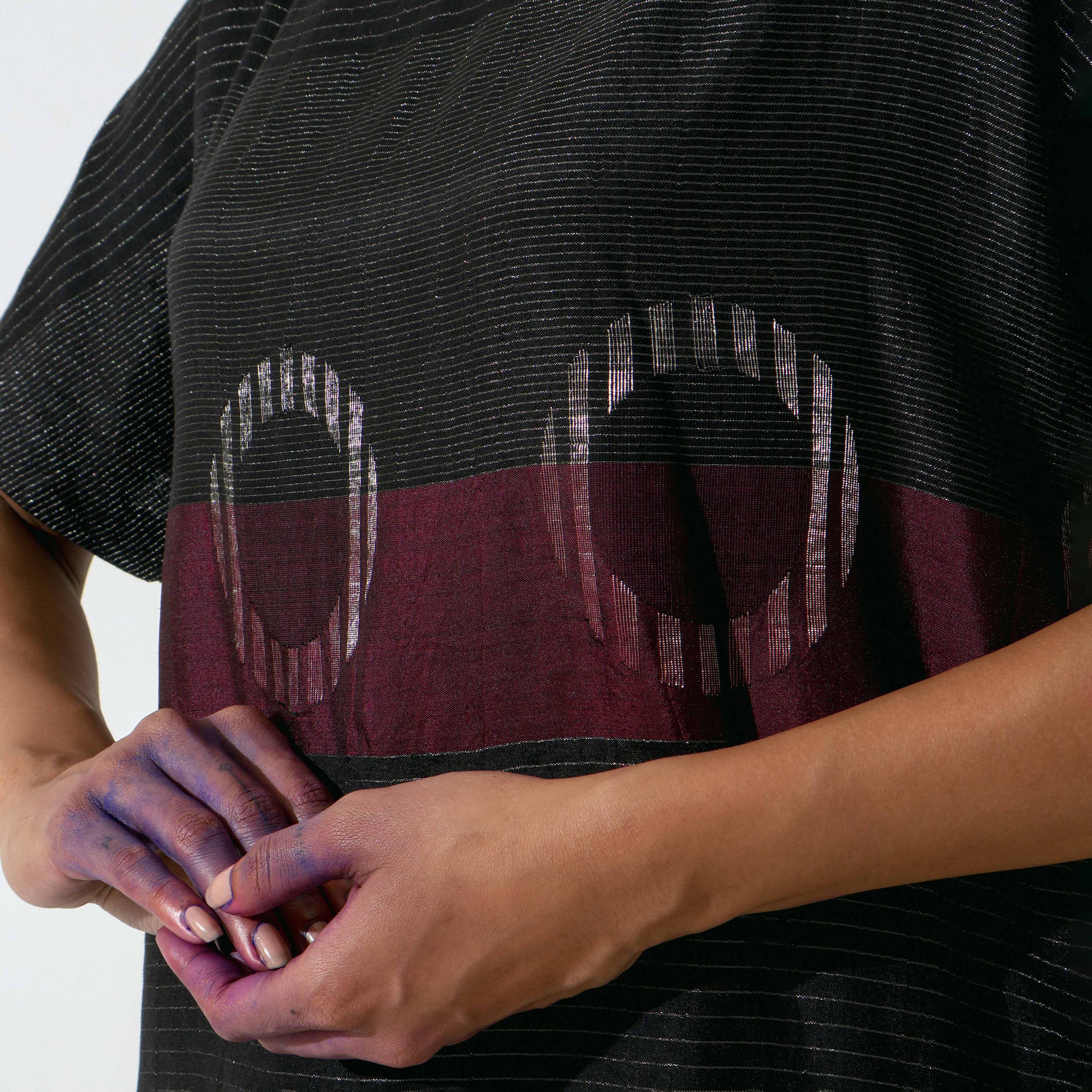 Shoonyata Striped Circle A-line Dress