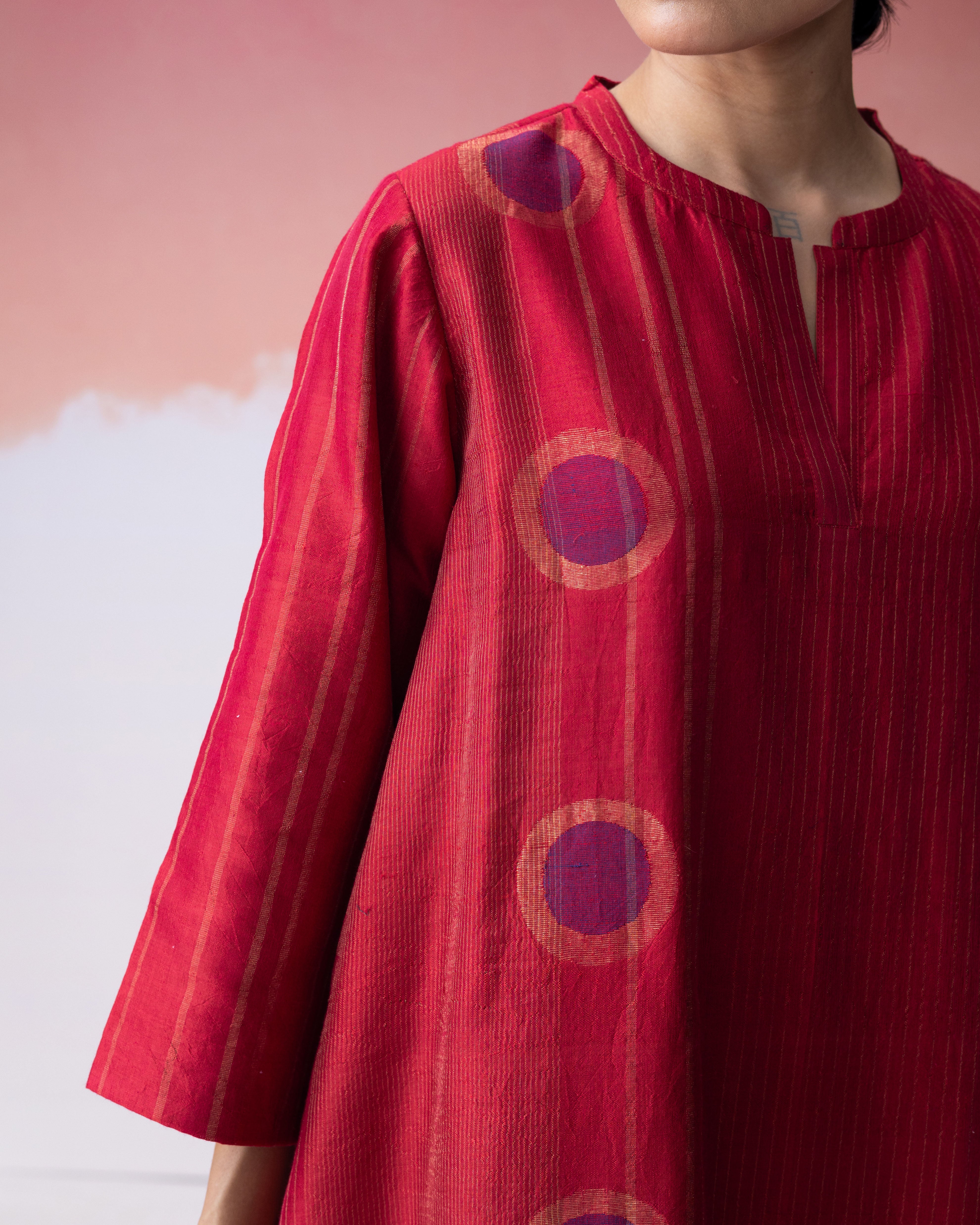 Ananyata Mandarin V-Neck Kurta