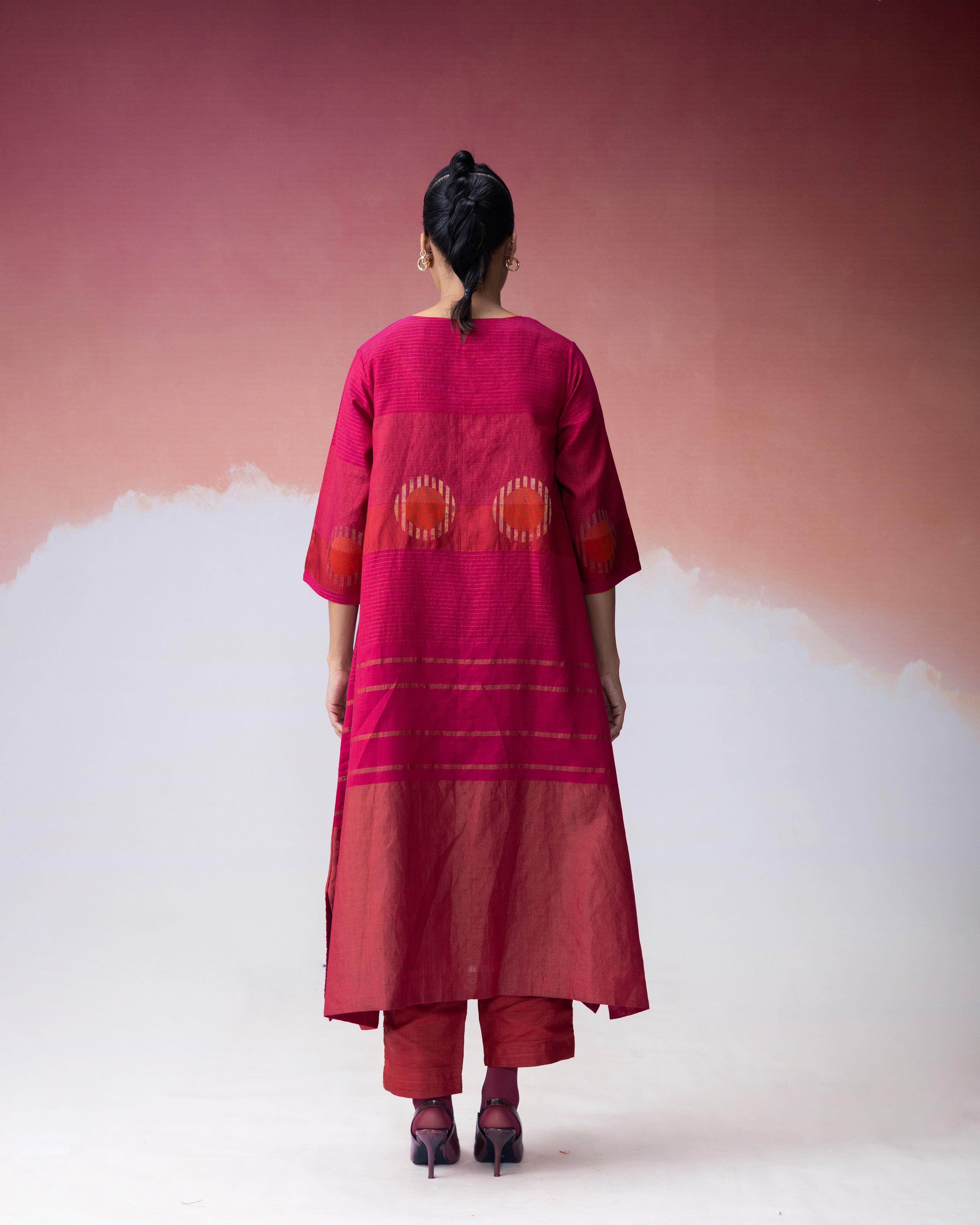 Ananyata Striped Circle Kurta