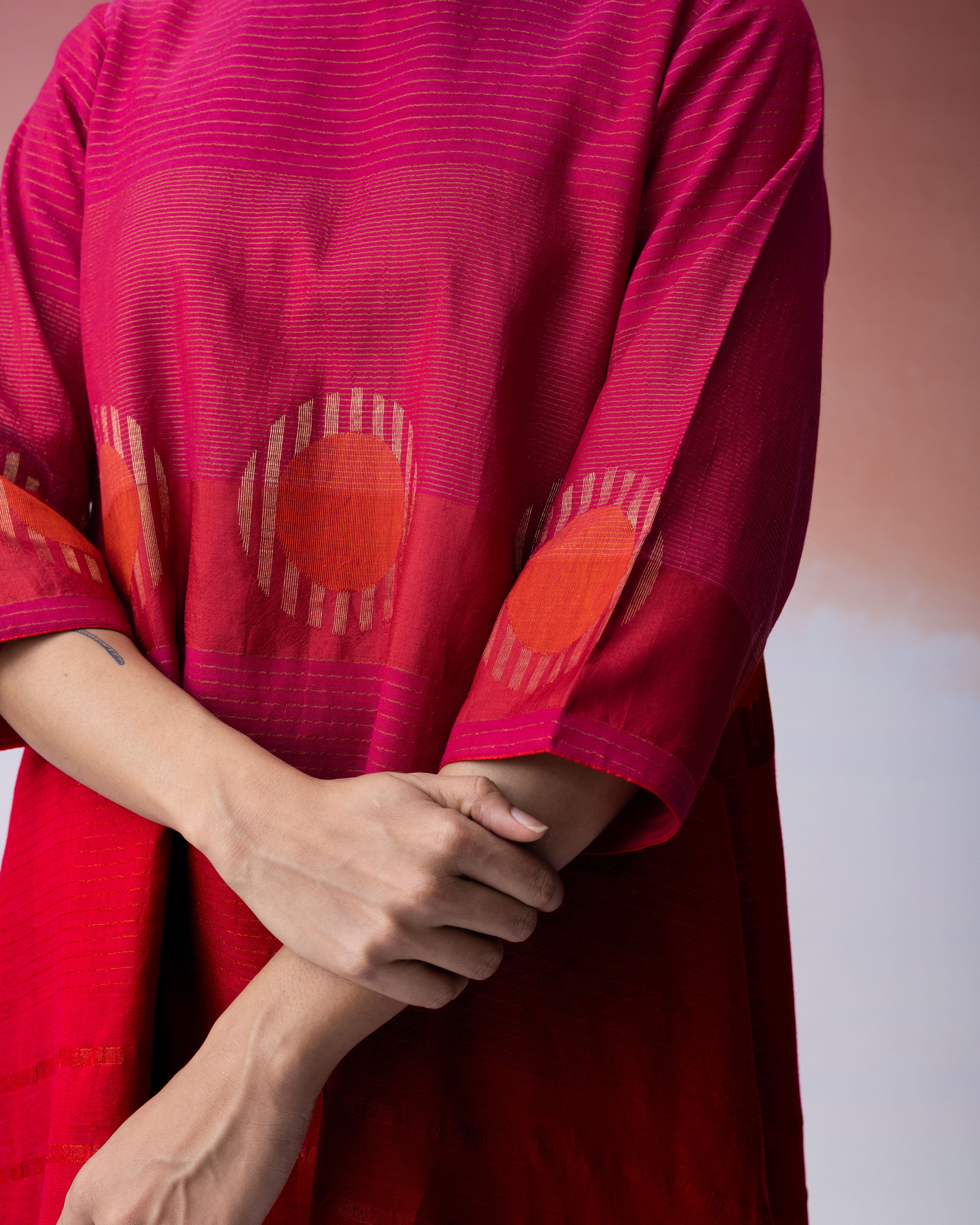 Ananyata Striped Circle Kurta