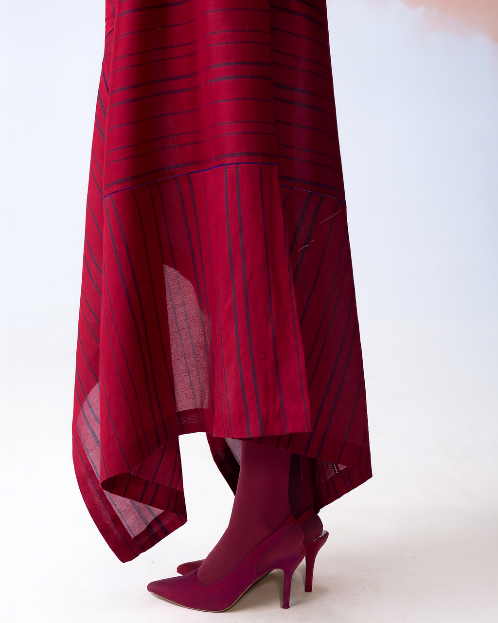 Ananyata Striped Panel Dress