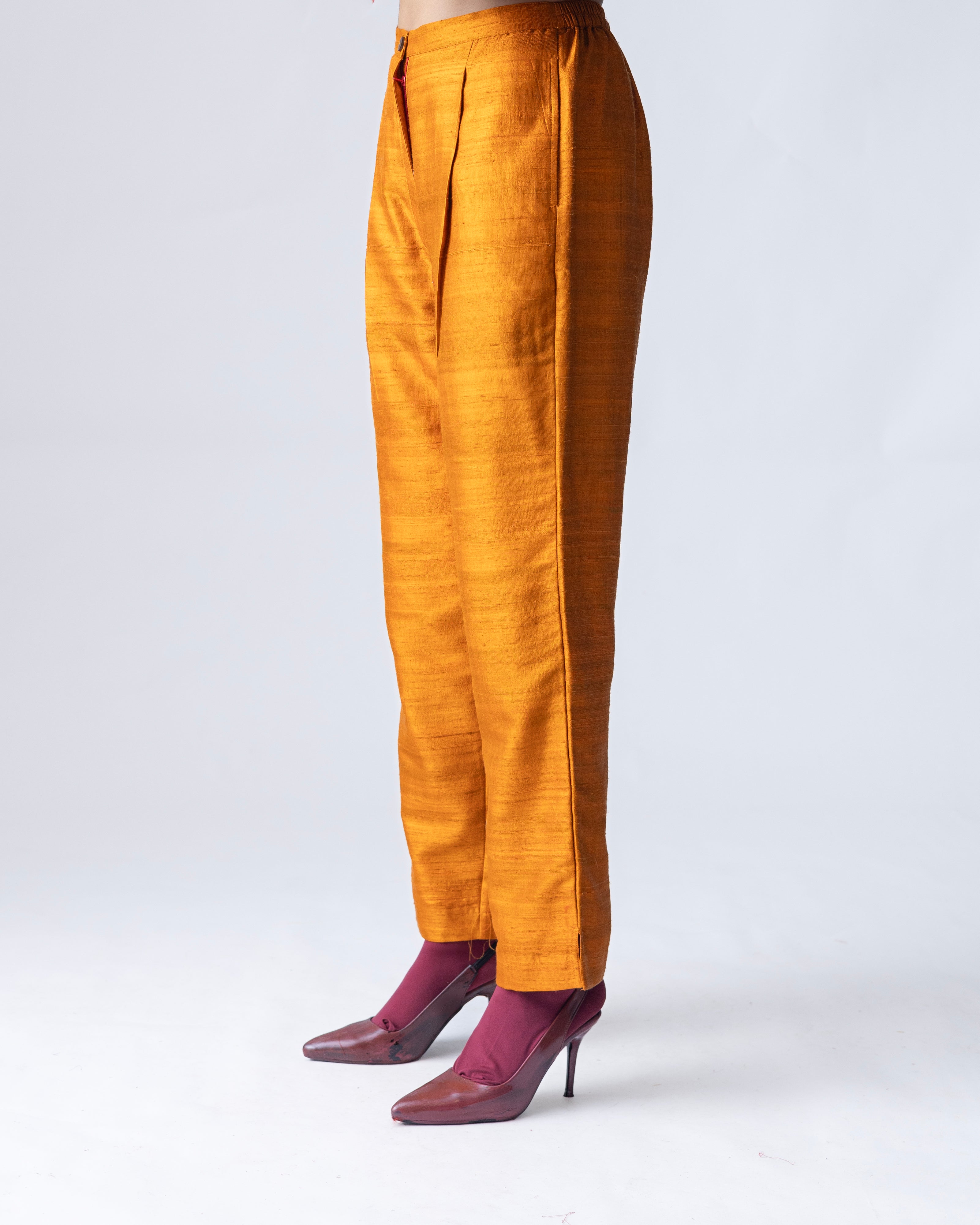 Ananyata Dupion Tapered Pants