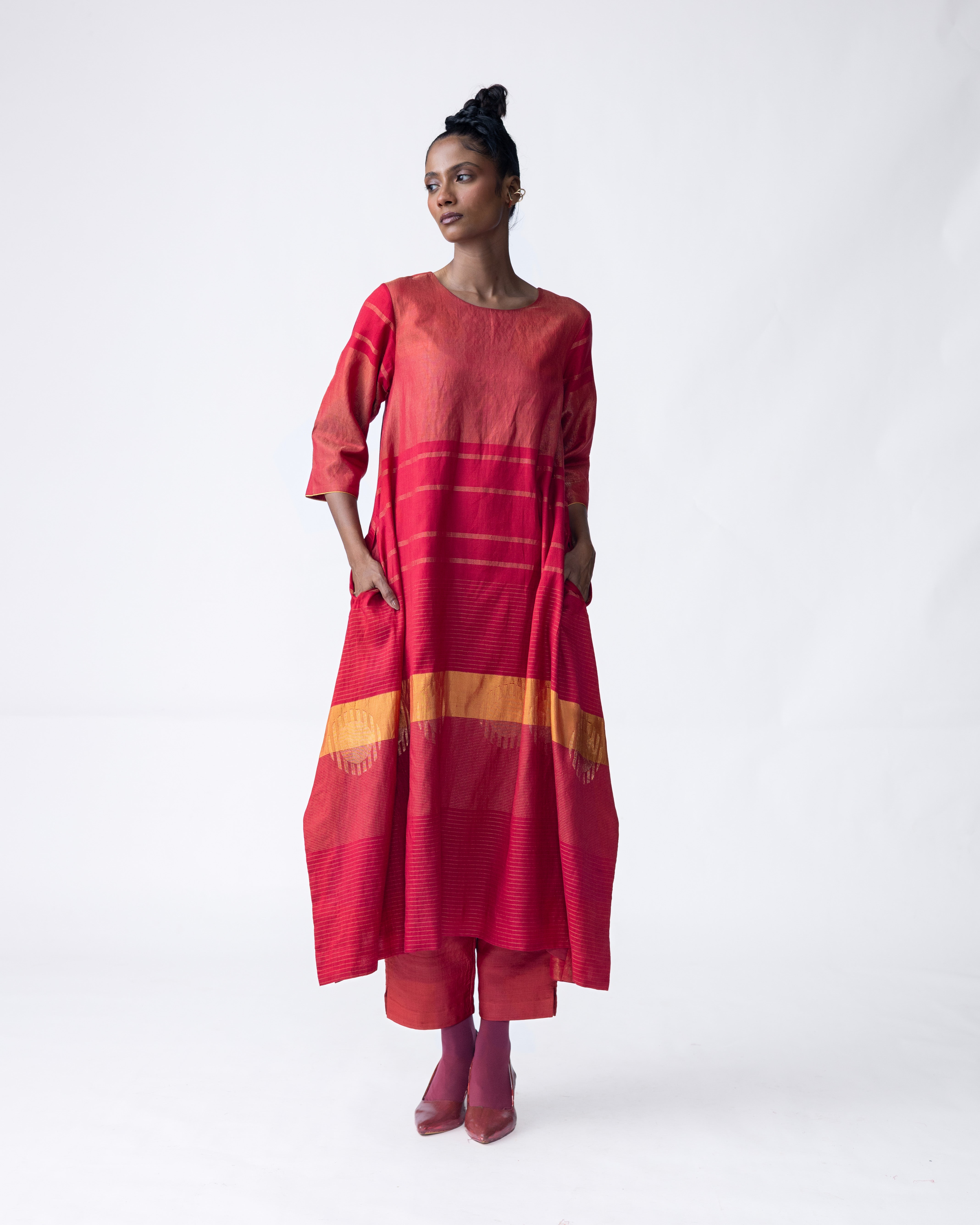 Ananyata Gradient Stripe Kurta