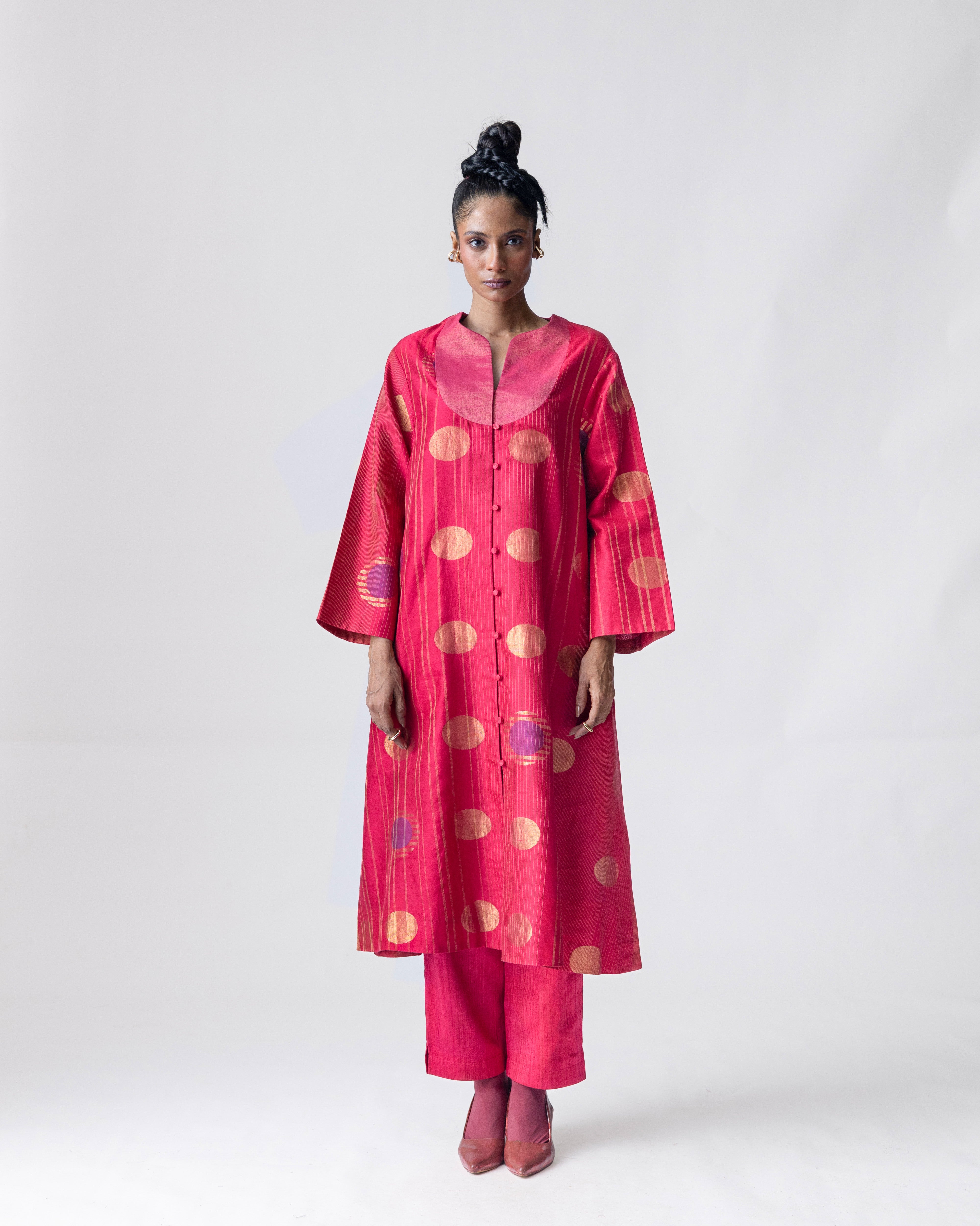 Ananyata Multiple Circle Jacket Dress