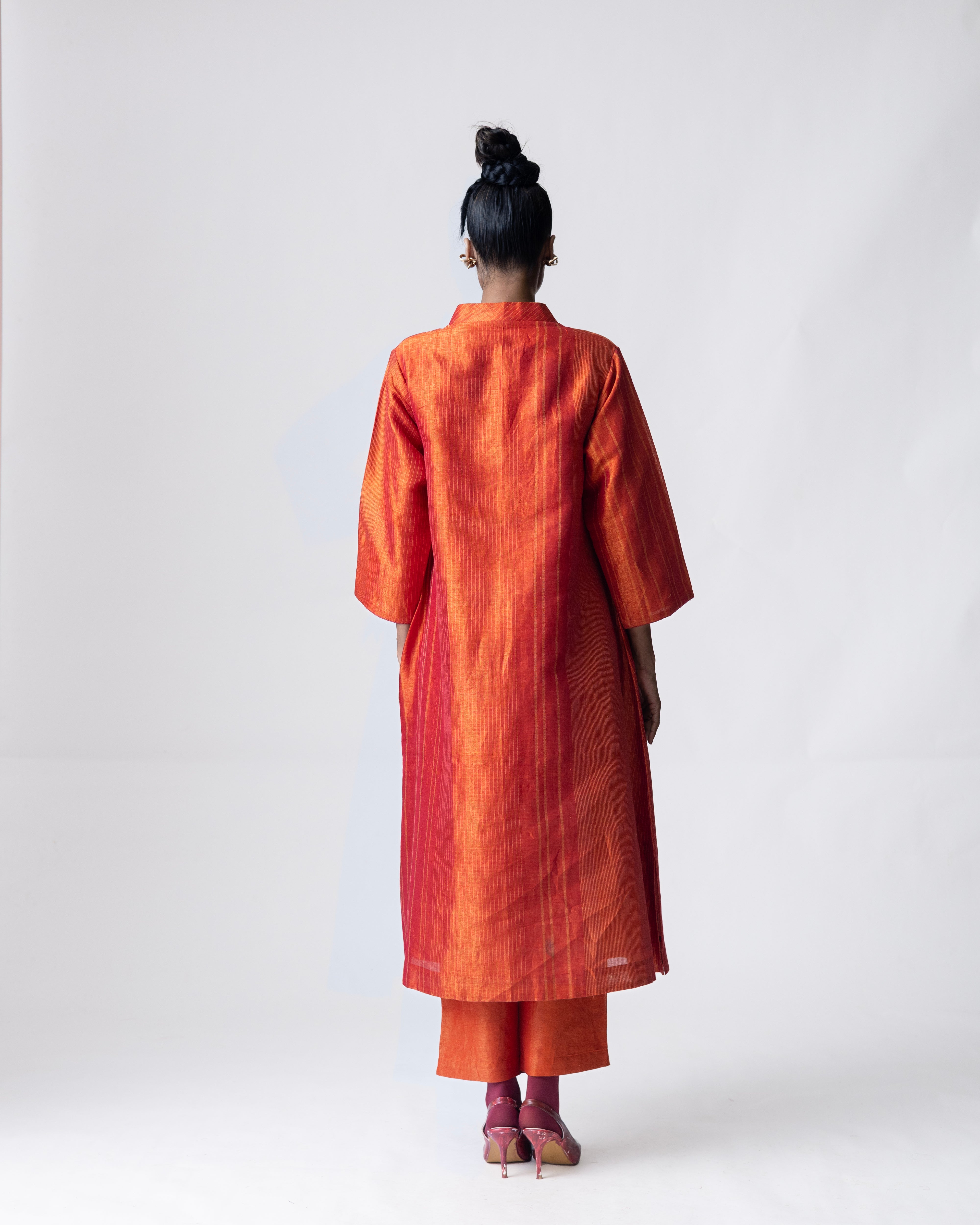 Ananyata V-Neck Tissue Kurta