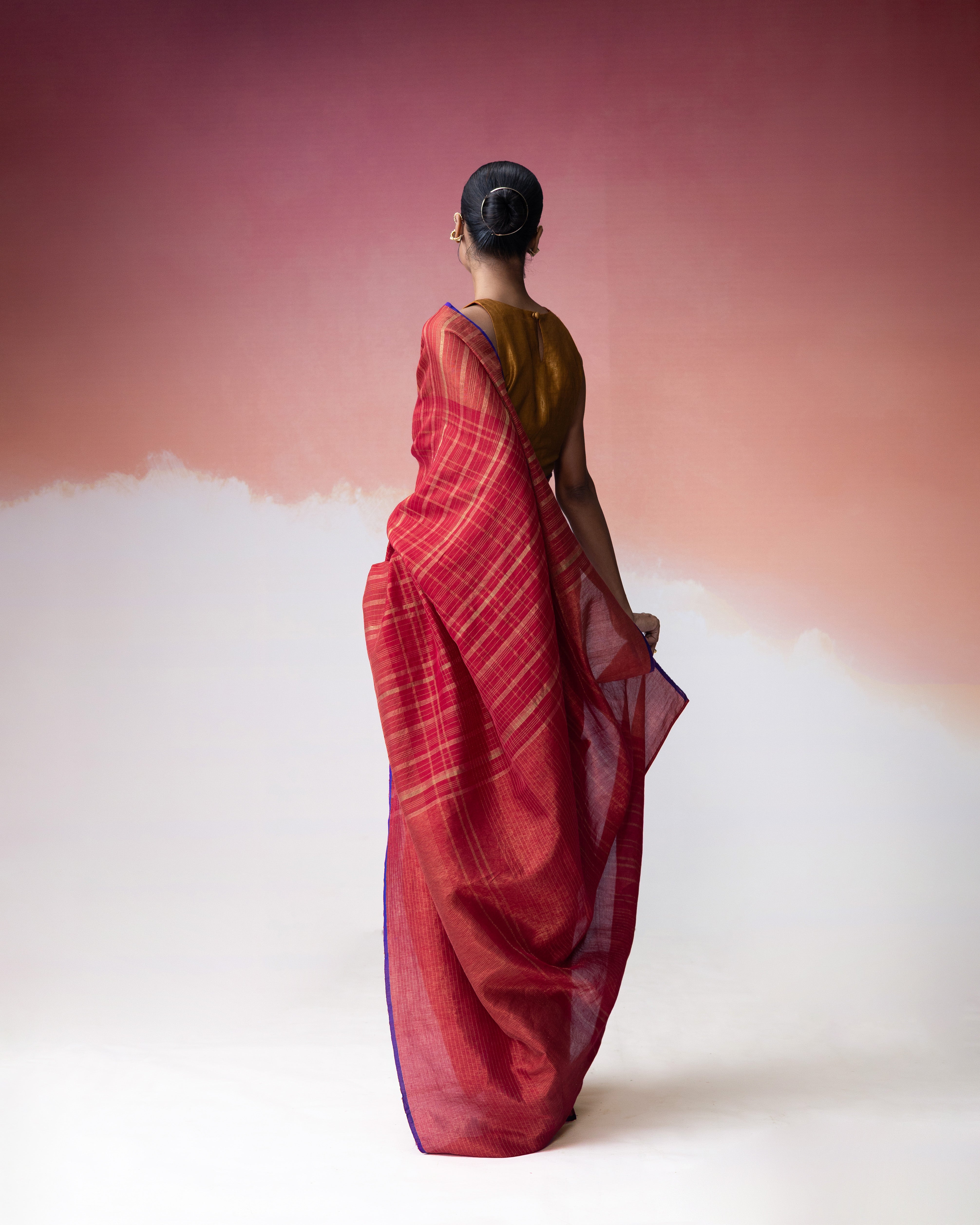 Ananyata Checks Saree