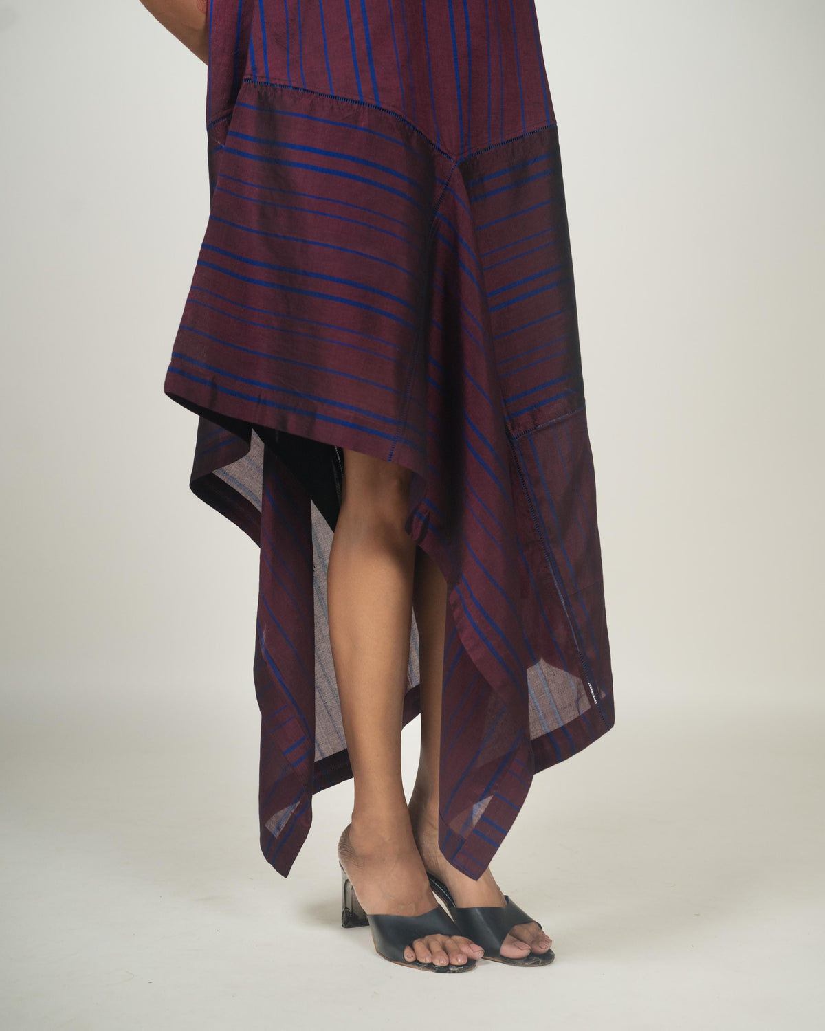 Shoonyata Striped Panelled Dress