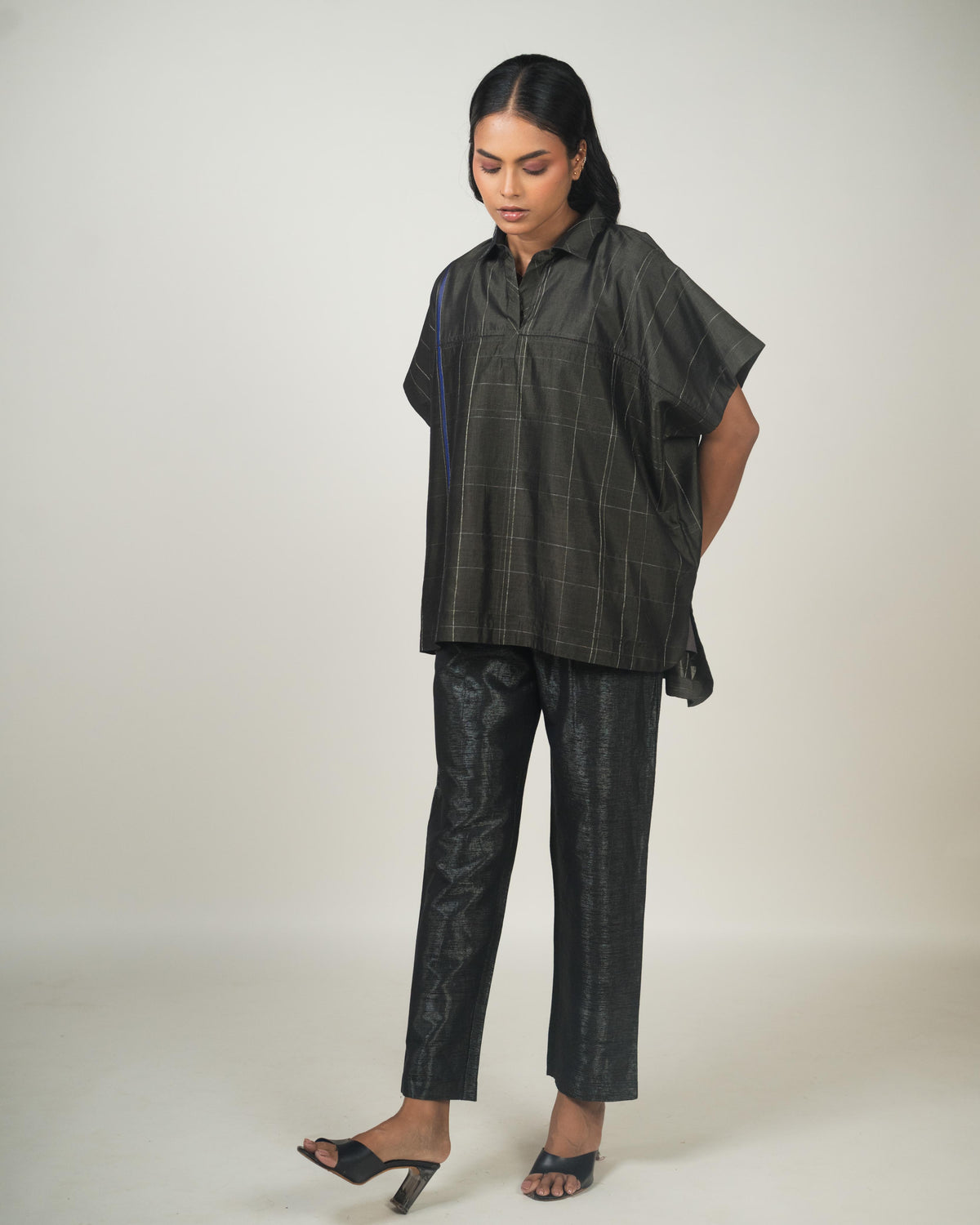 Shoonyata Plaid Top