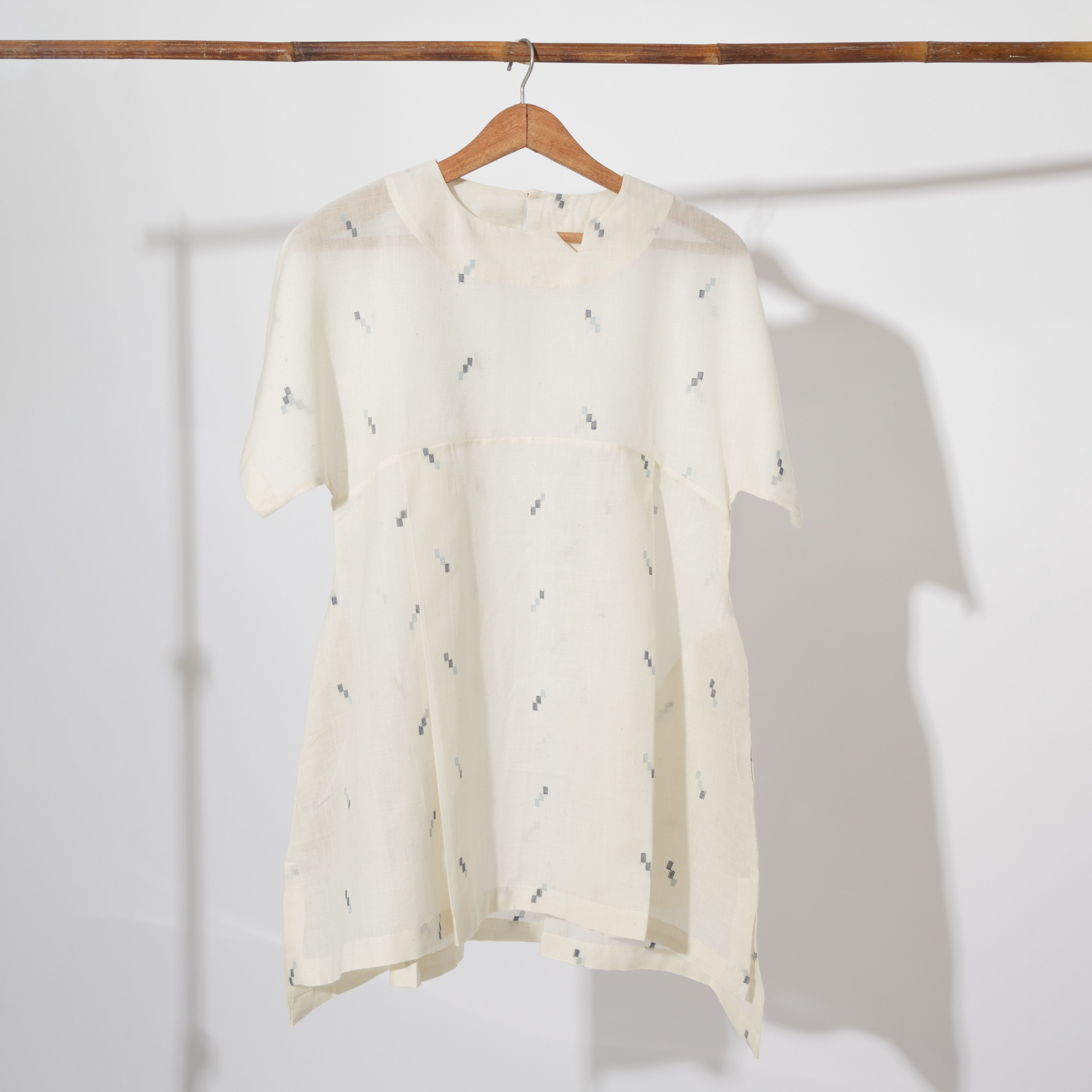 KNIFE PLEAT YOKE TUNIC