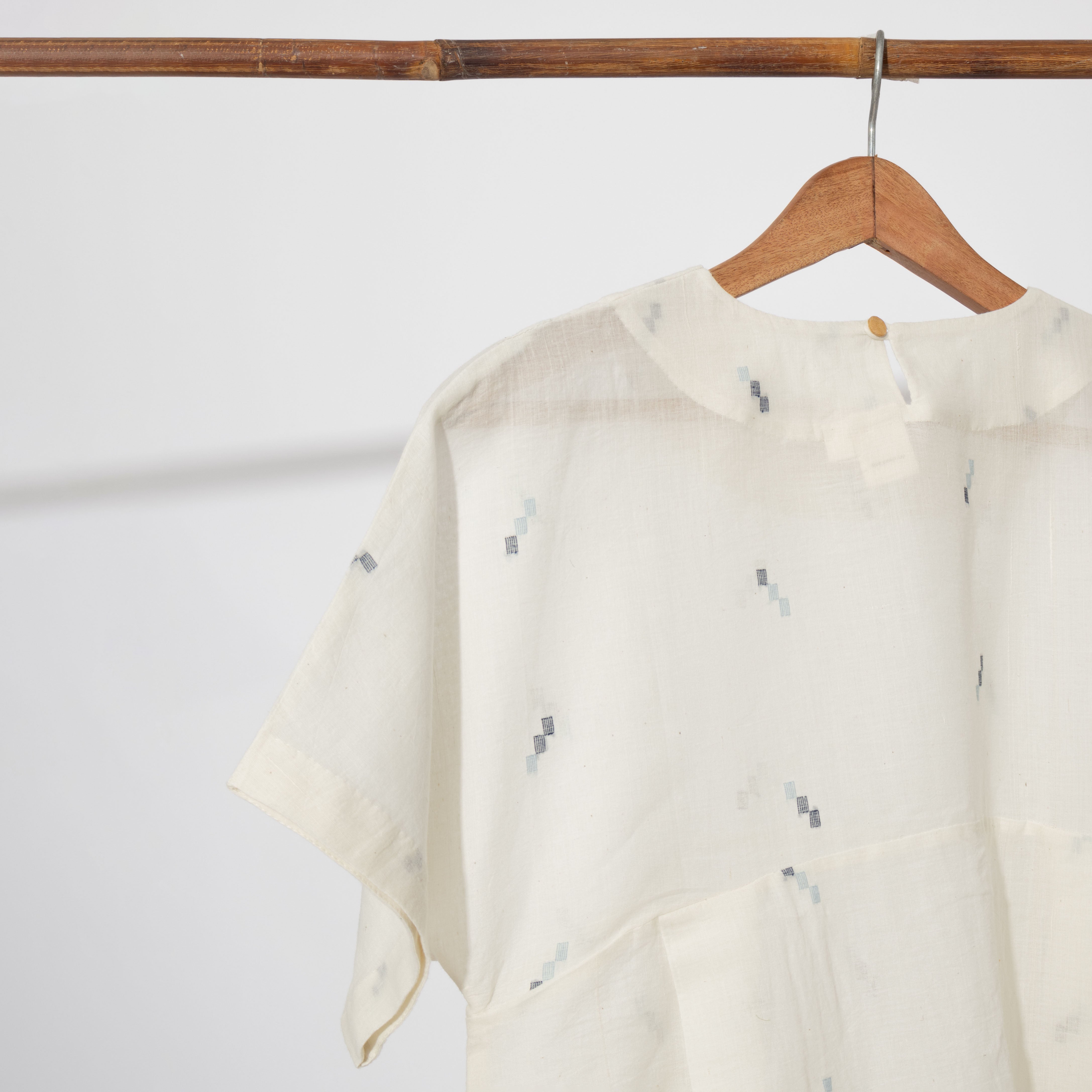 KNIFE PLEAT YOKE TUNIC