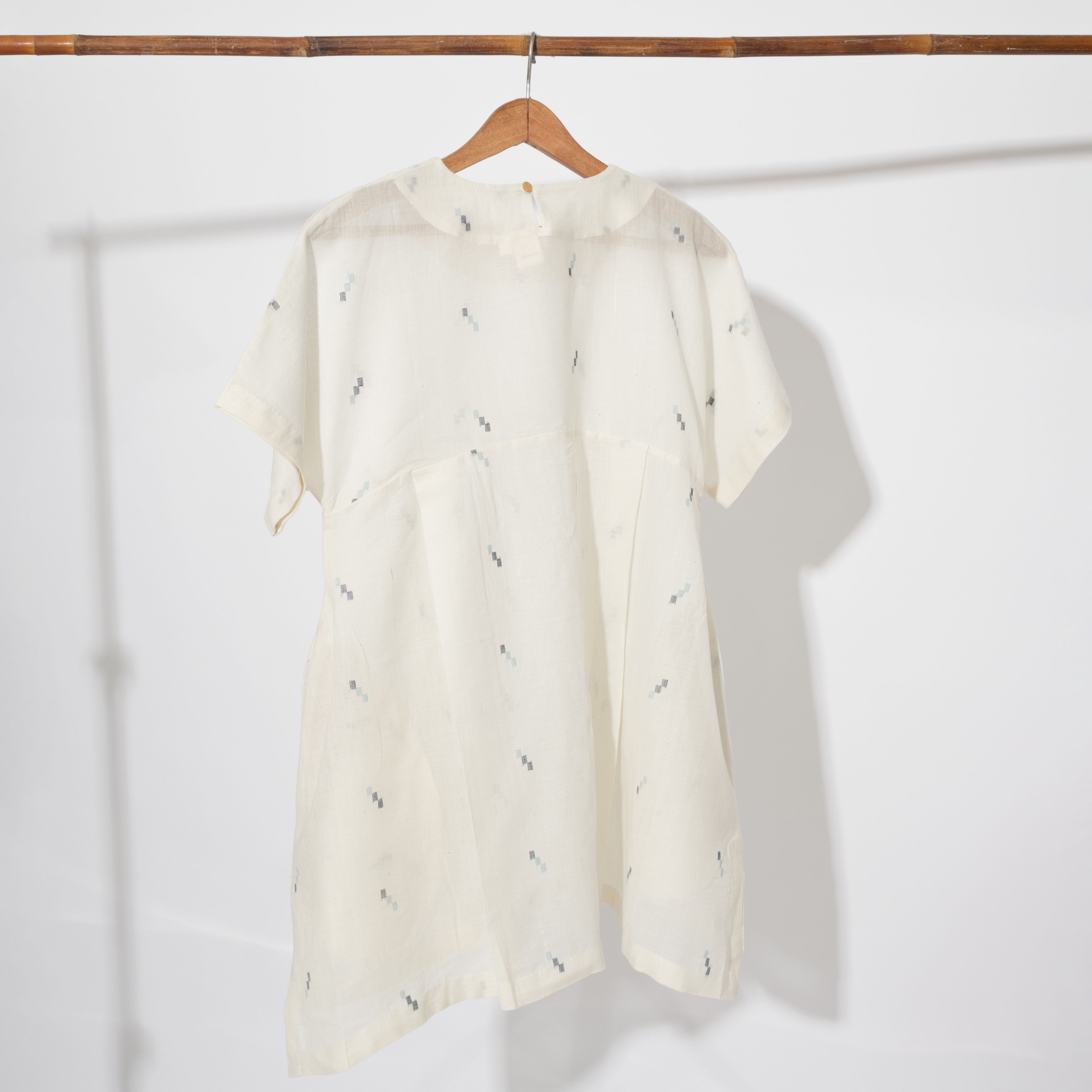 KNIFE PLEAT YOKE TUNIC