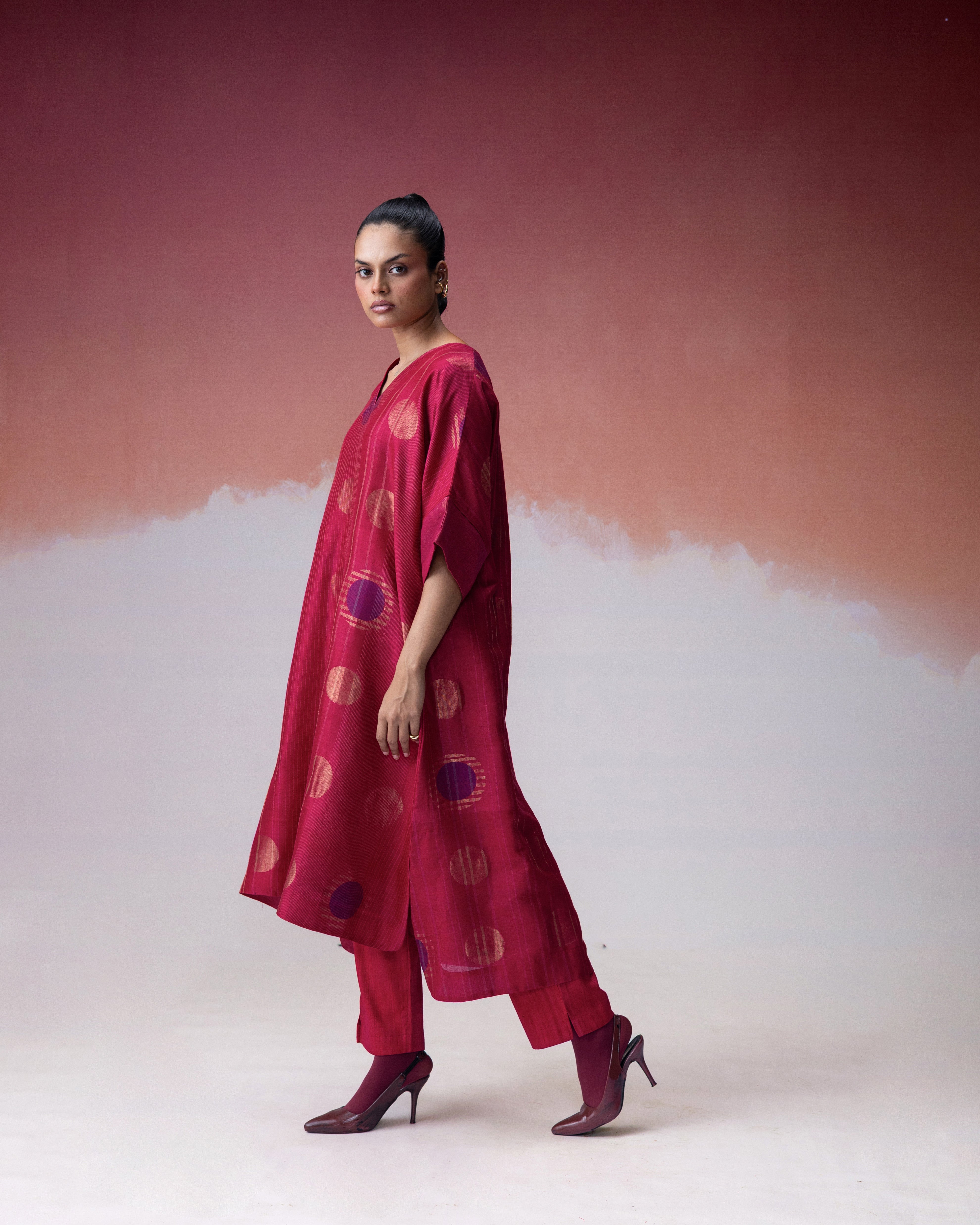 Ananyata Converging Circle Kaftan
