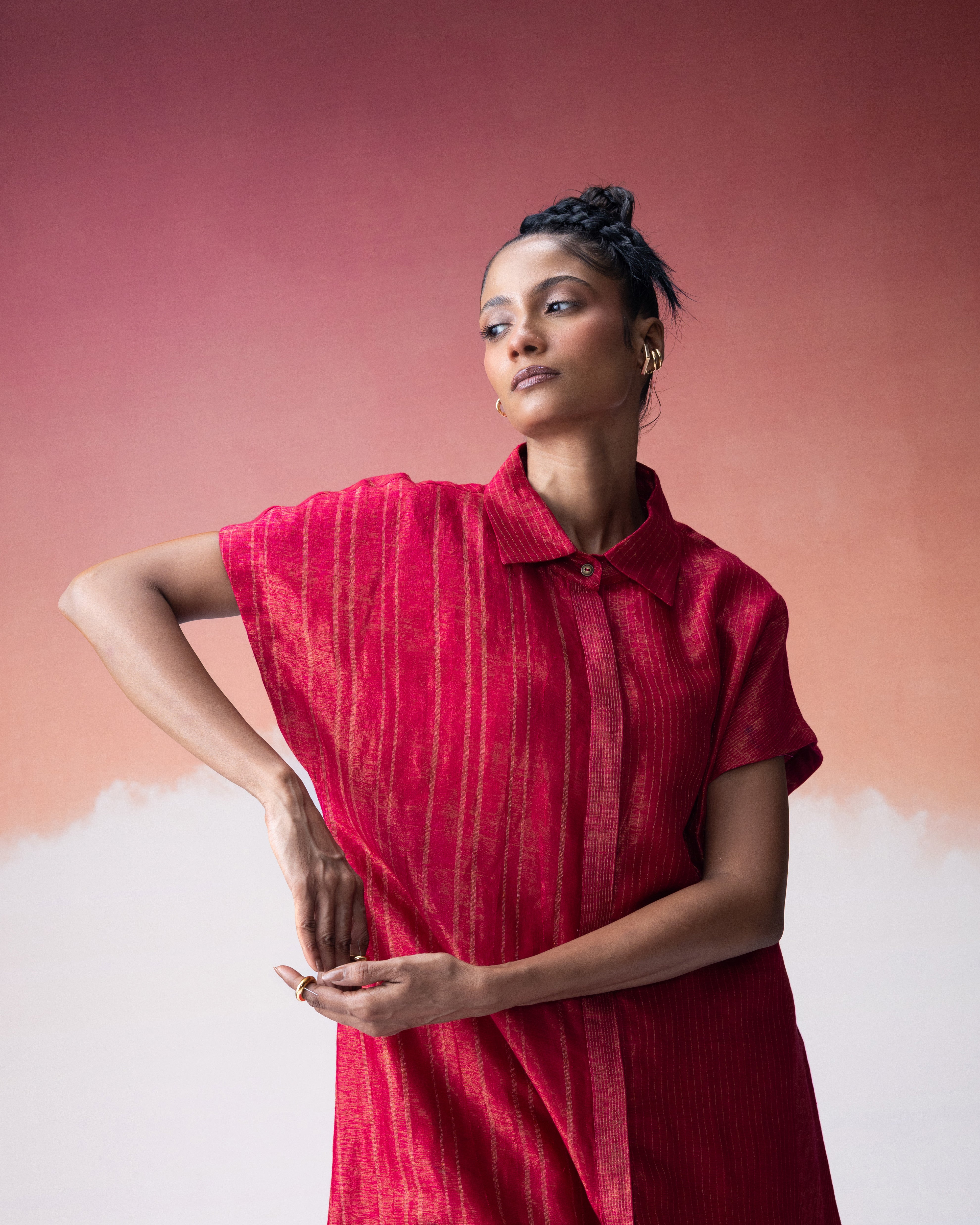 Ananyata Shirt Collared Dress