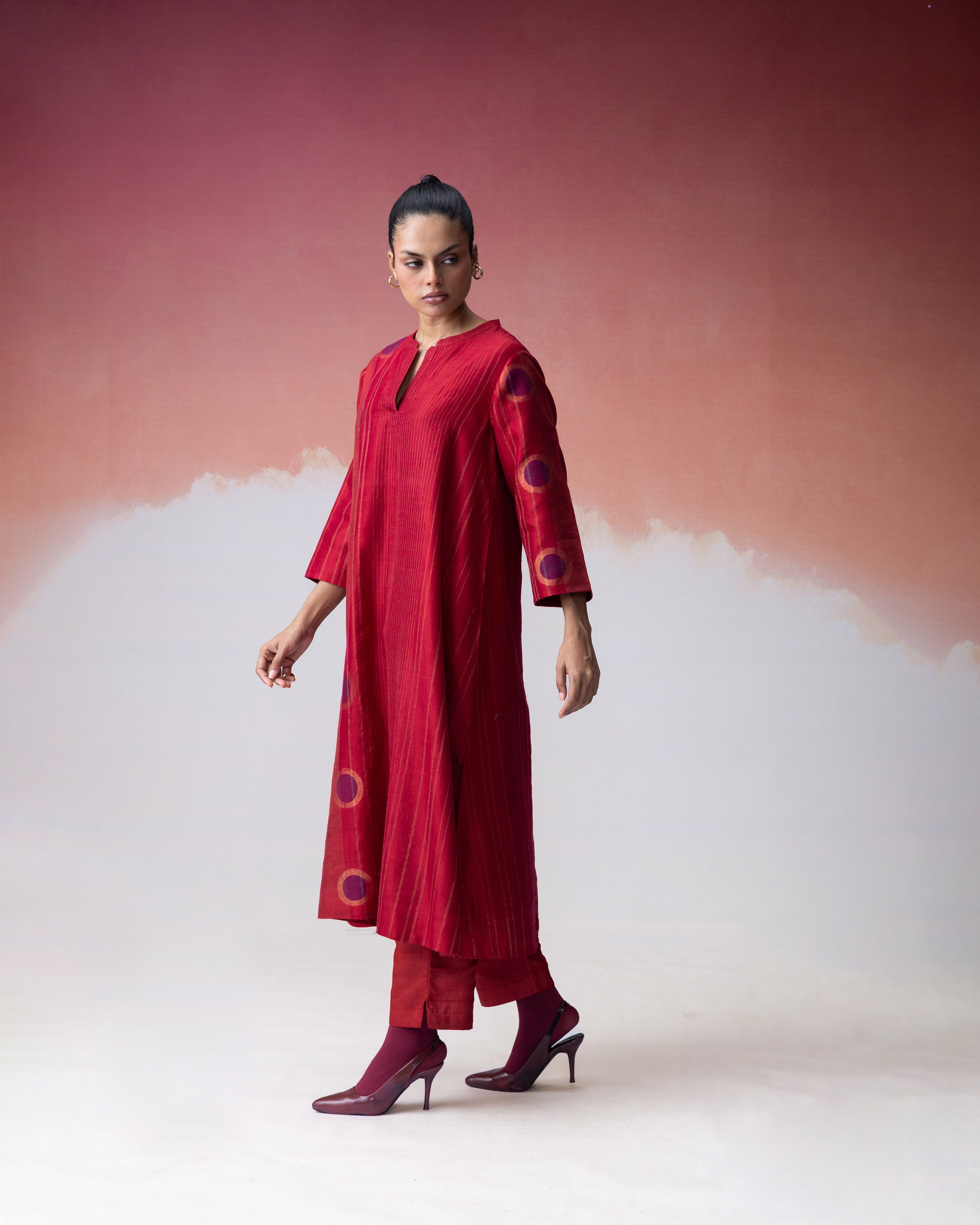 Ananyata Mandarin V-Neck Kurta
